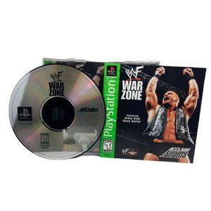 WWF (WWE) War Zone Greatest Hits (Sony PlayStation 1, 1998) 100% Complete